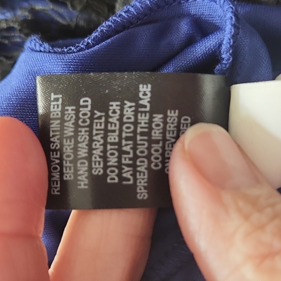 Torrid Mesh Yoke Lace Overlay Dress - Picture 8 of 9